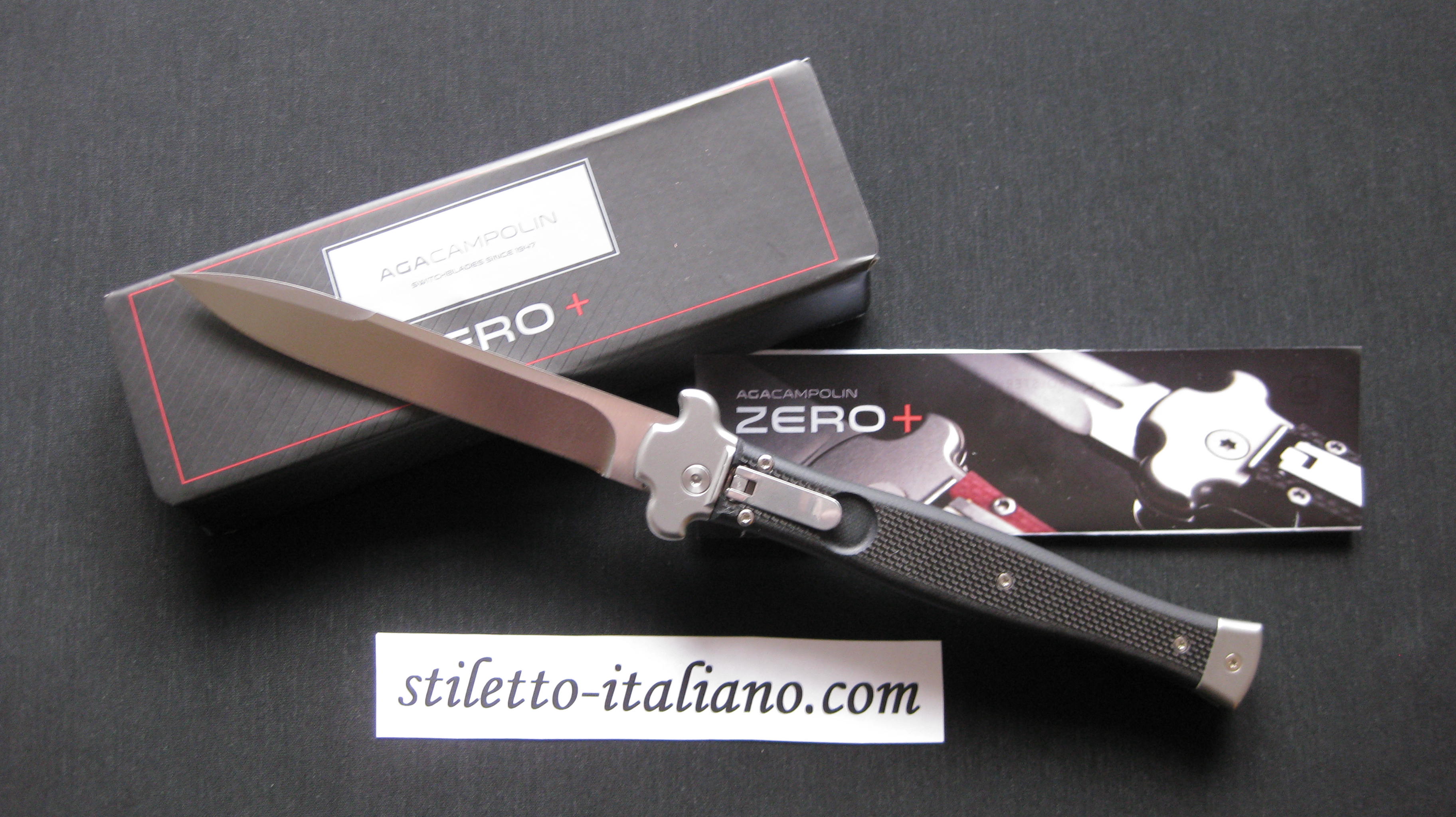 Stiletto 10 ZERO Bayonet black AGA Campolin