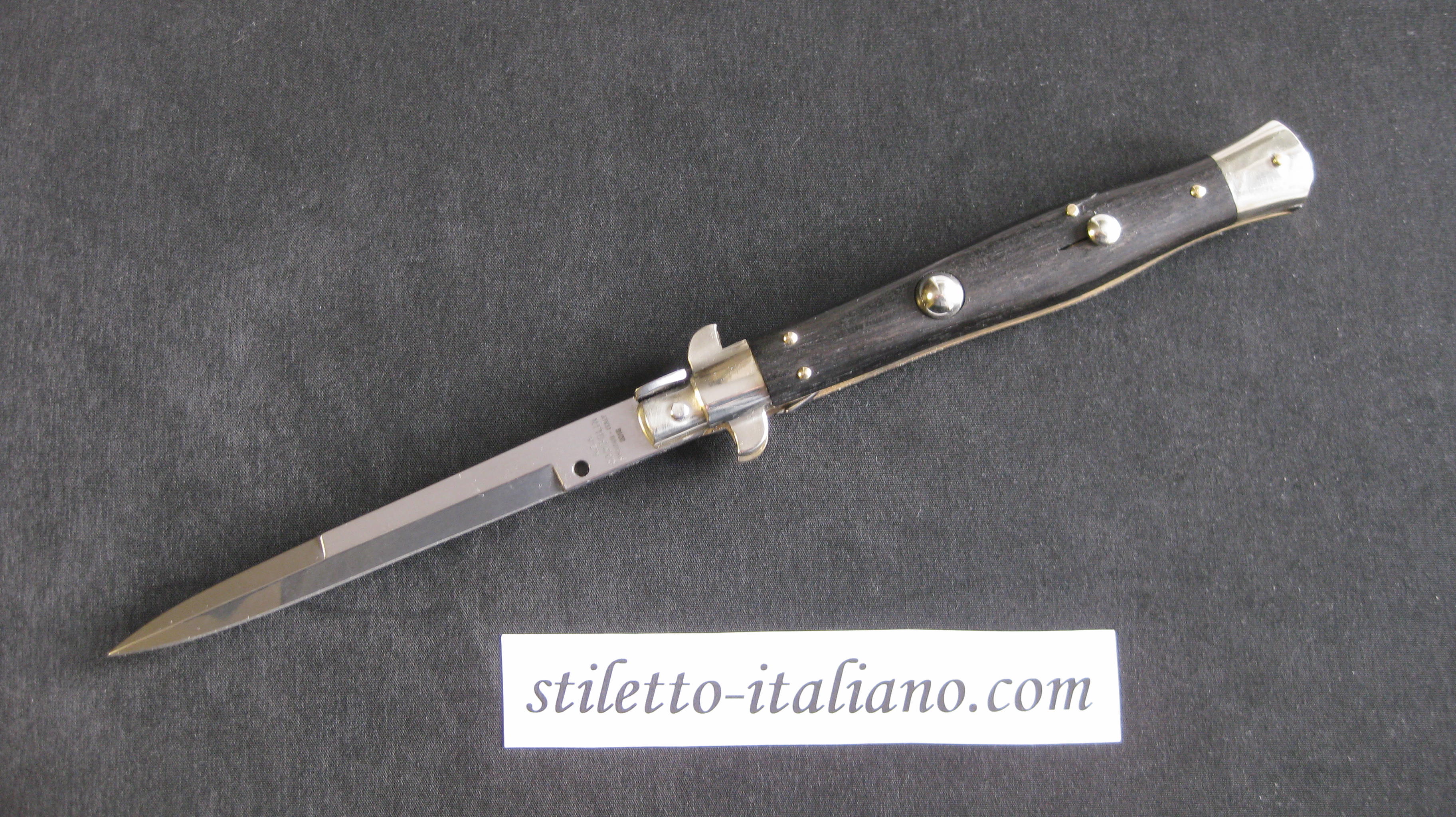 Stiletto 11 Flatguard Picklock Bayonet Ebony wood AGA Campolin