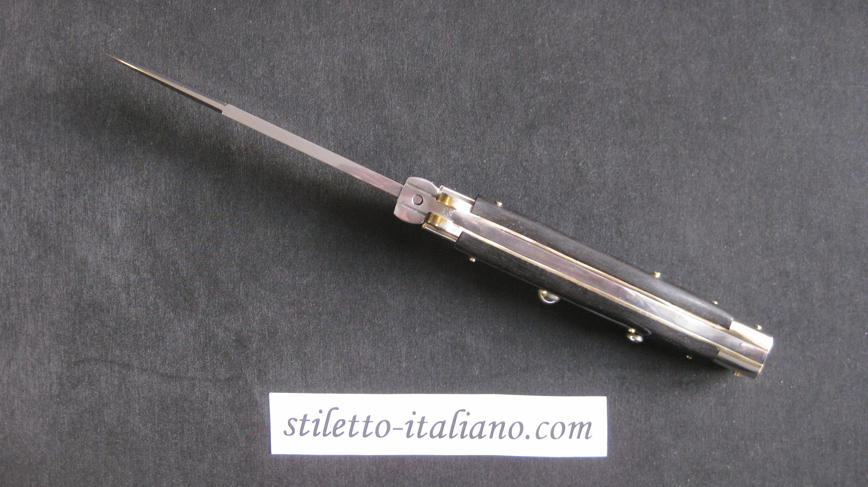 Stiletto 11 Flatguard Picklock Bayonet Ebony wood AGA Campolin