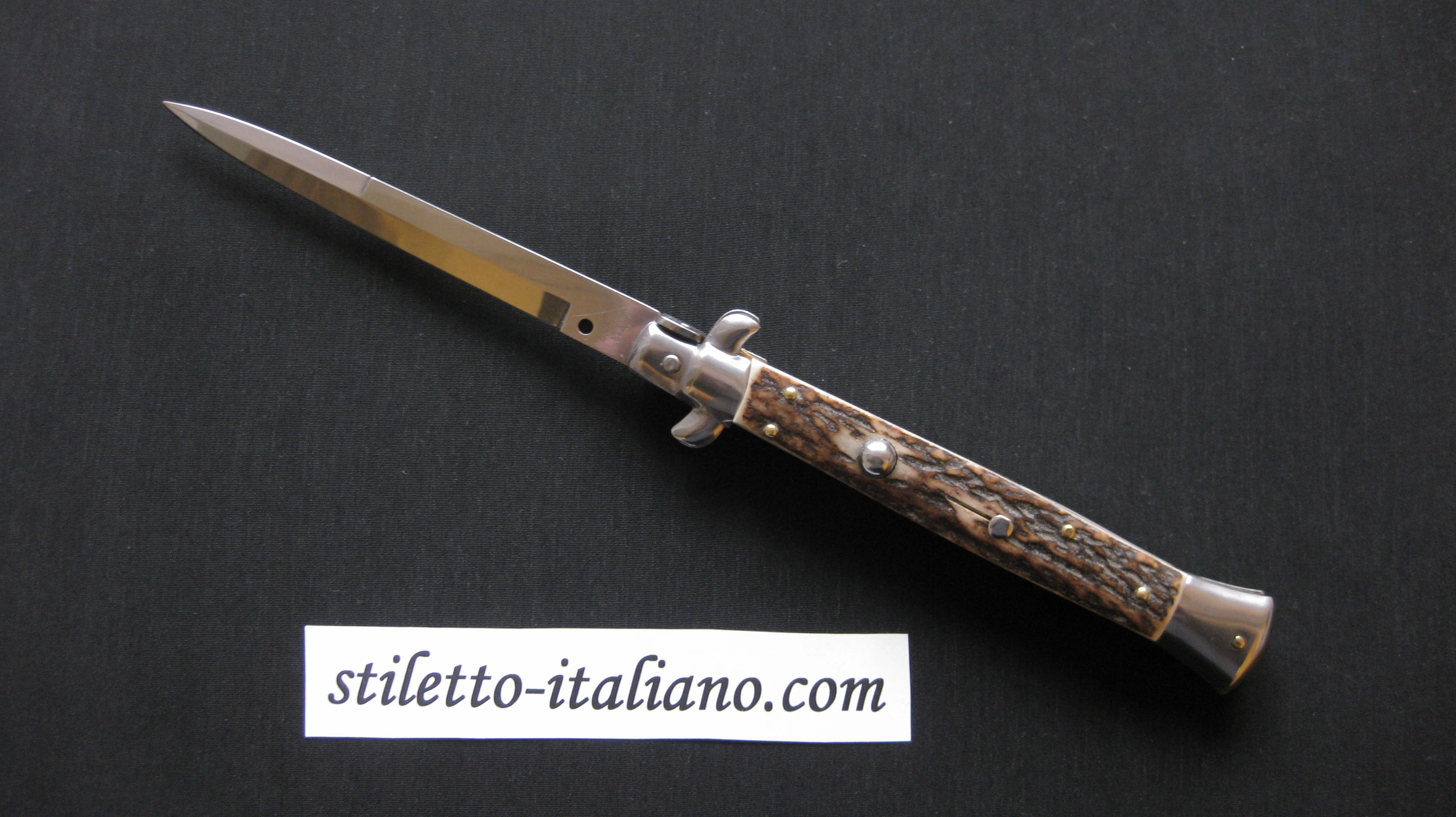 Stiletto 11 Bayonet Classic stiletto Stag horn Frank Beltrame