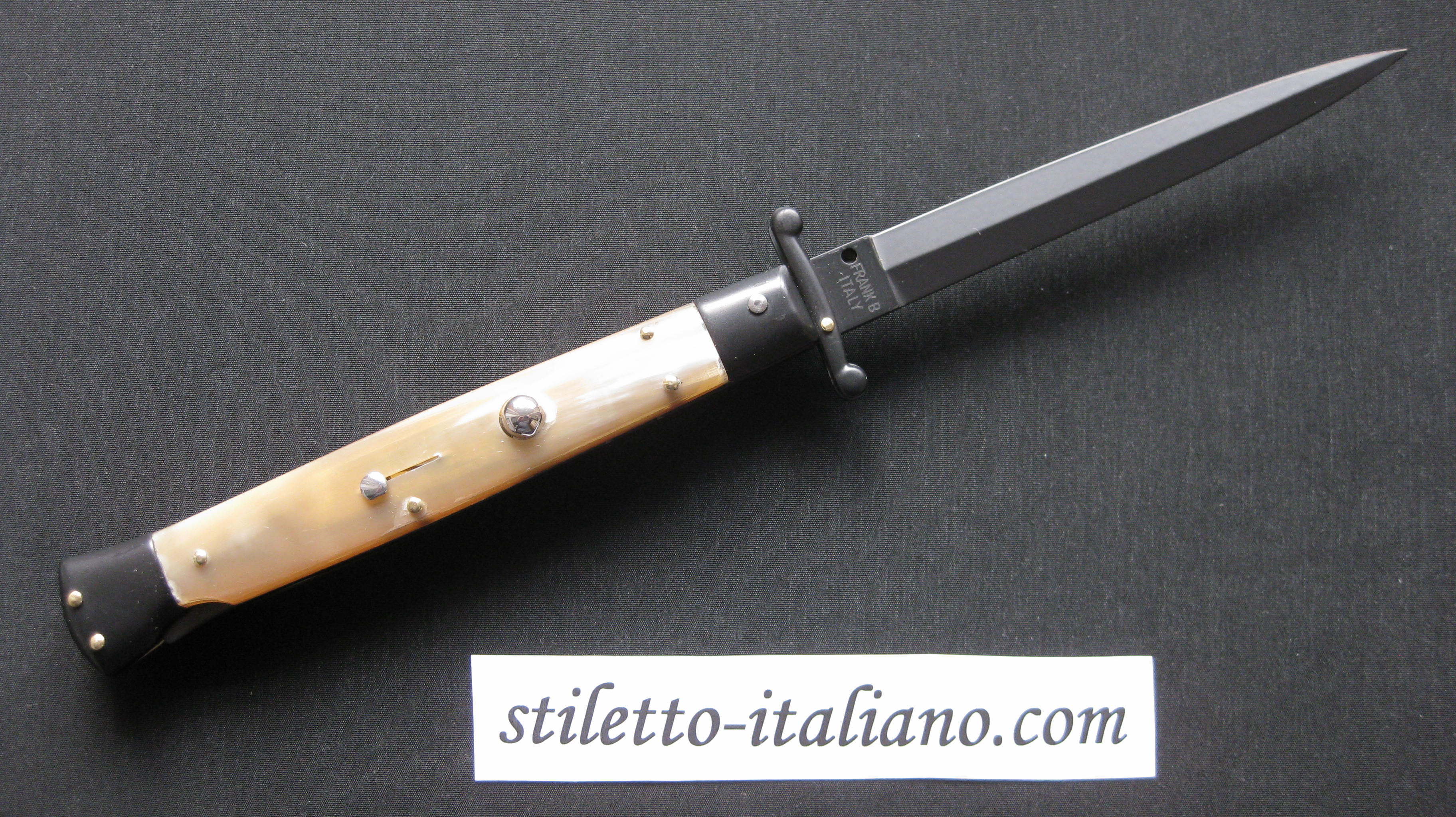 Stiletto 11 Swinguard Dagger Blond horn Tactical Frank Beltrame