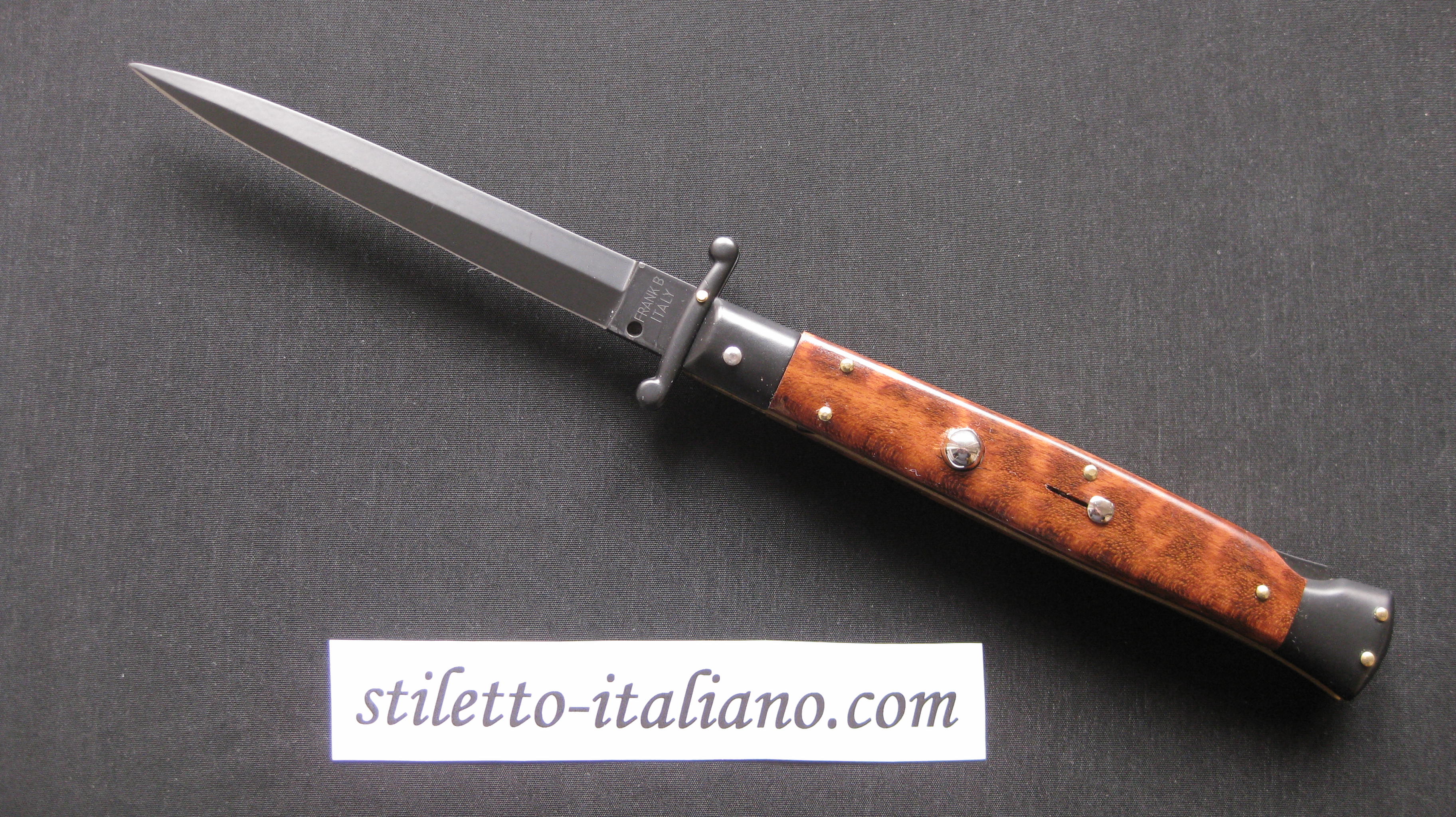 Stiletto 11 Swinguard Dagger Snake wood Tactical Frank Beltrame