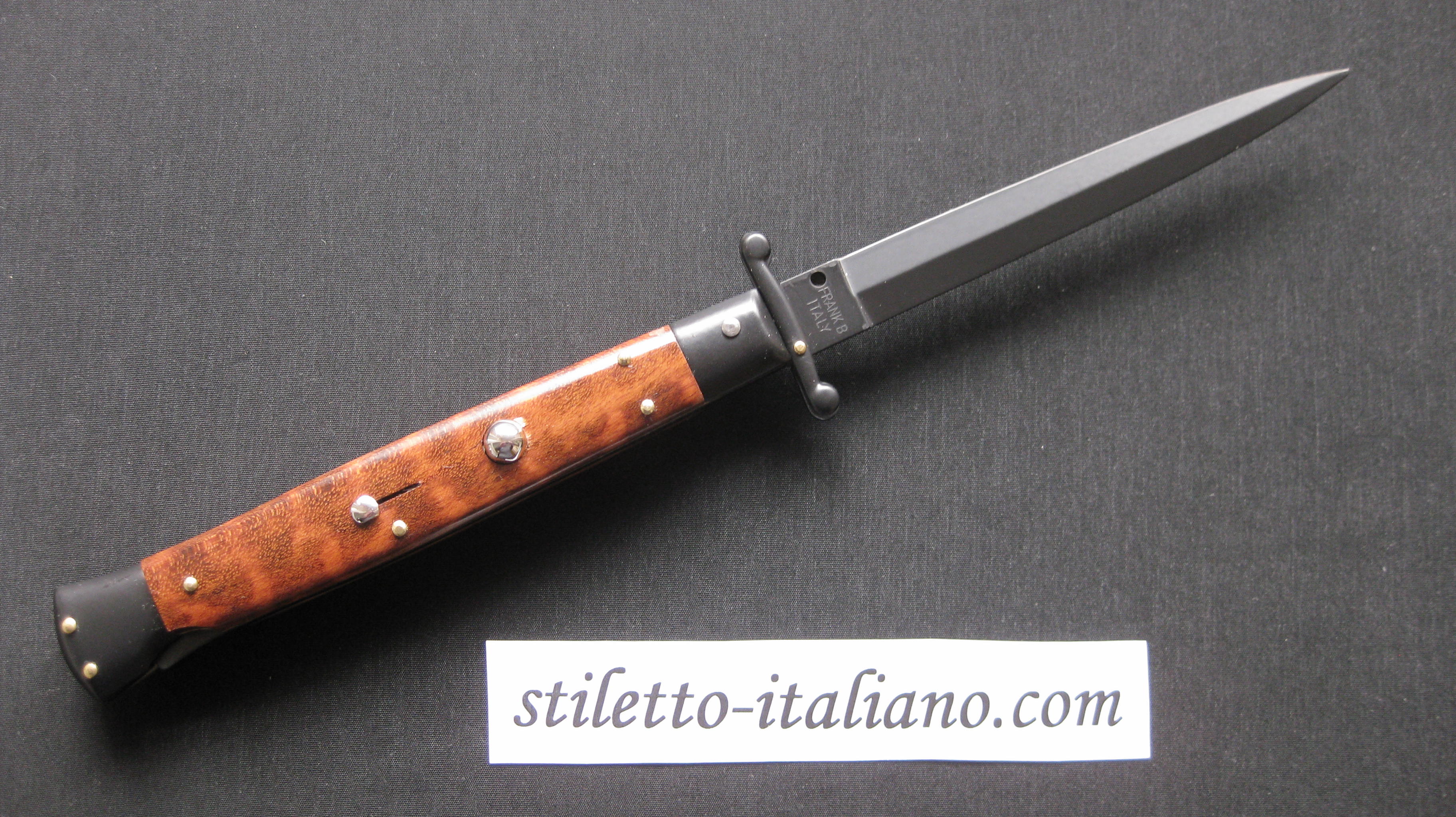 Stiletto 11 Swinguard Dagger Snake wood Tactical Frank Beltrame