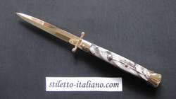 11 Swinguard Bayonet Dark horn 24K Gold plated Frank Beltrame