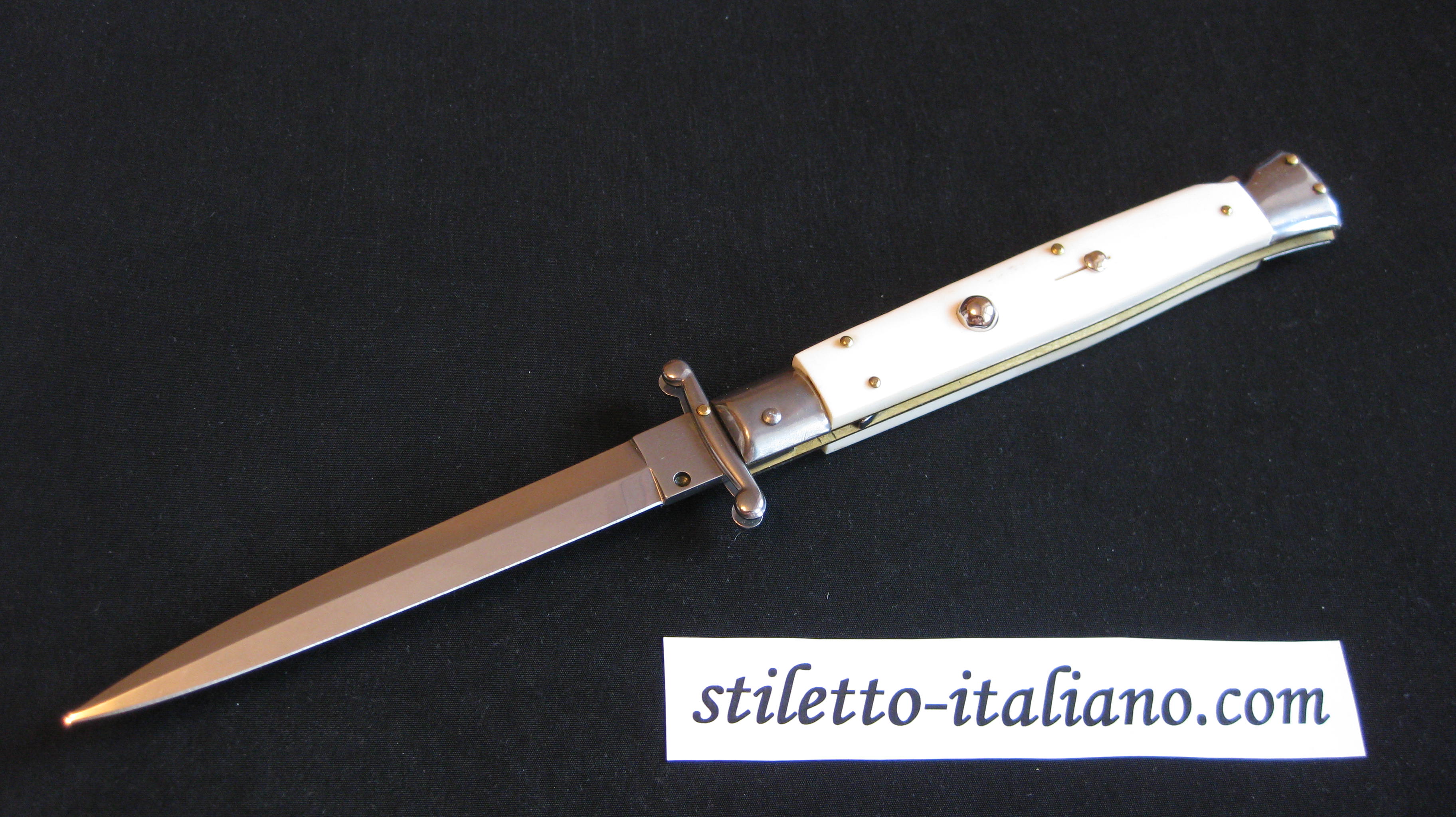 Stiletto 11 Swinguard Dagger Faux Ivory Frank Beltrame