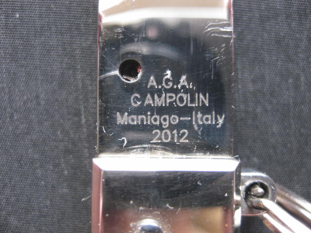 tang stamp A.G.A. Campolin Maniago-Italy 2012