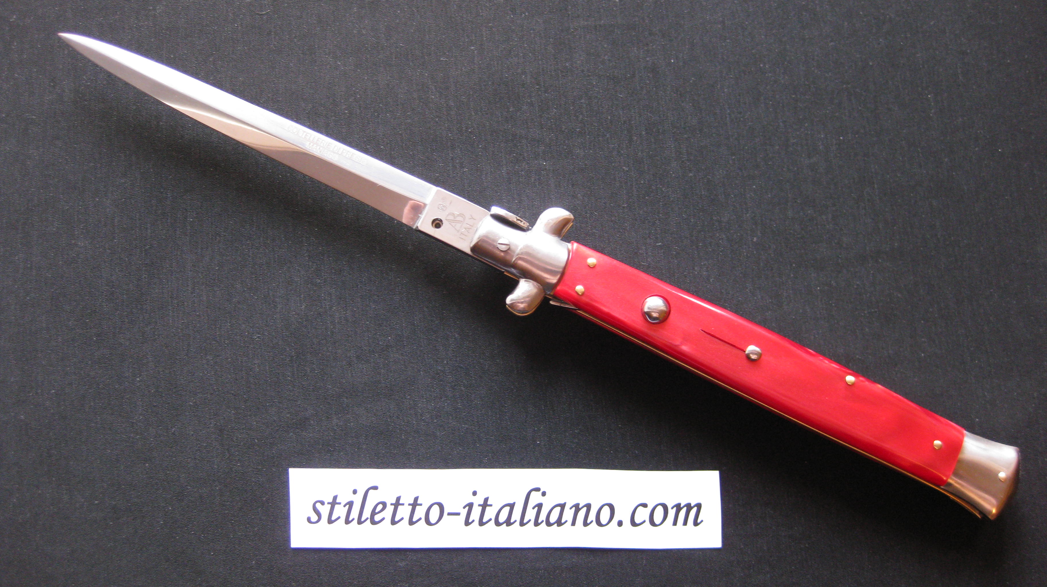 Stiletto 13 Dagger stiletto Red pearlex Armando Beltrame
