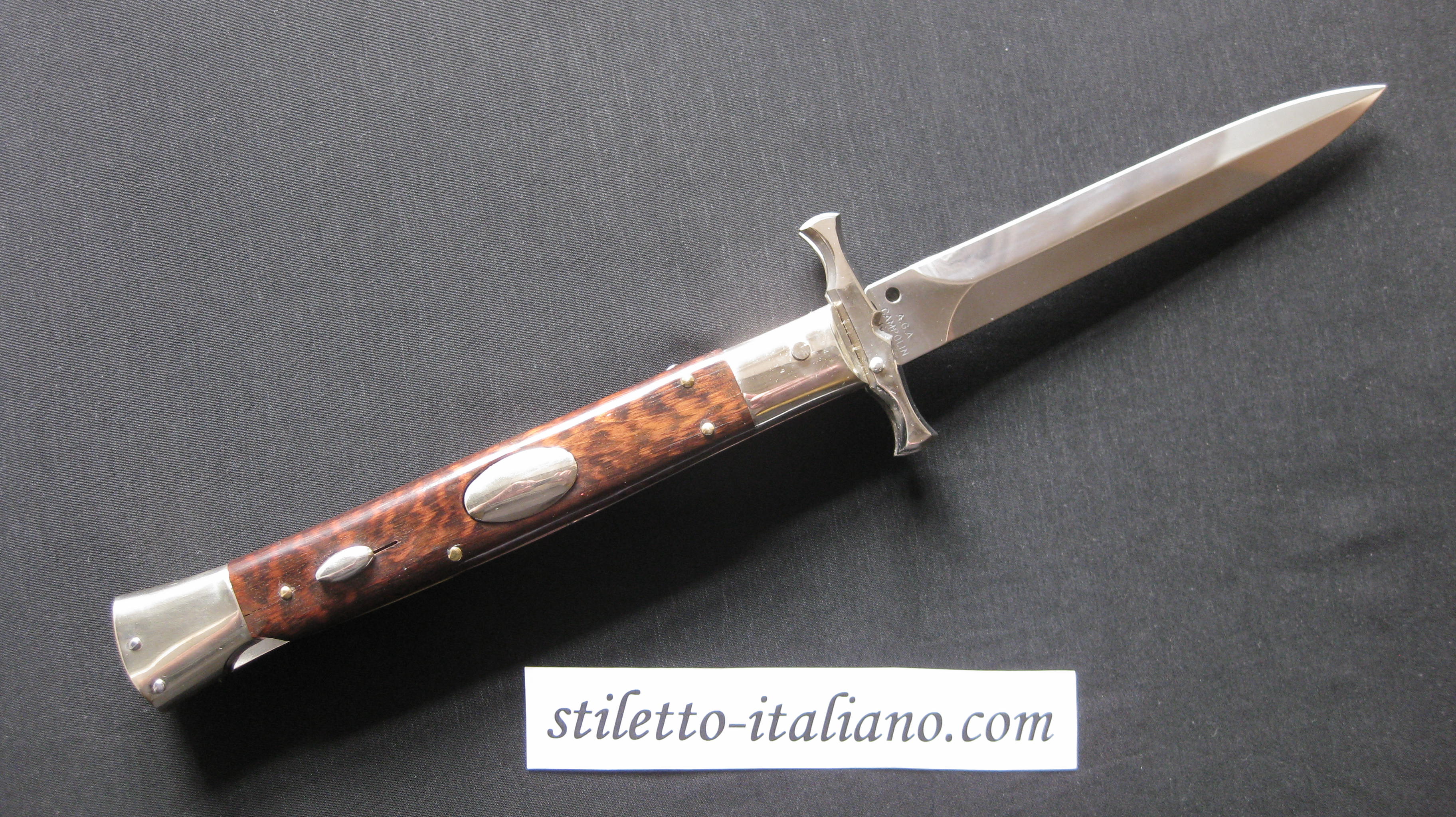 Stiletto 13 Swinguard Dagger Snake wood AGA Campolin