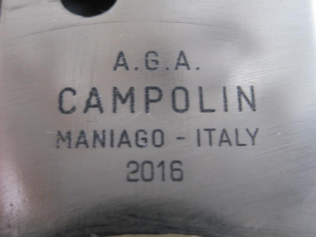 tang stamp AGA Campolin Maniago-ITALY 2016