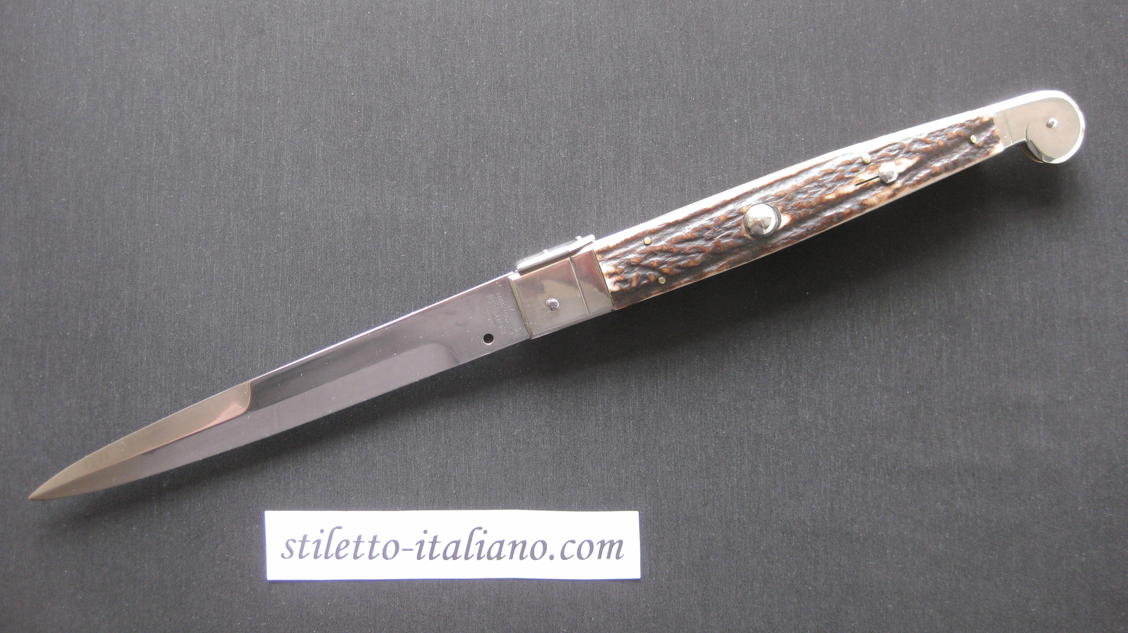 Stiletto 16 Siciliano Modified Bayonet Stag Horn AGA Campolin