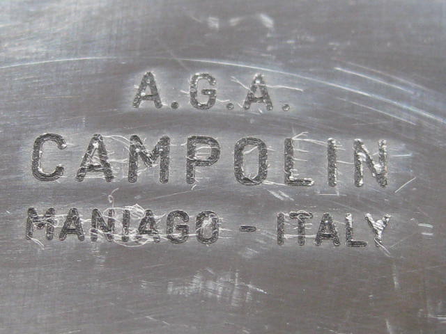 tang stamp AGA Campolin Maniago-ITALY
