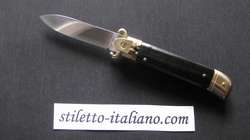 Нож 8 Leverletto Extractor Ebony wood AKC