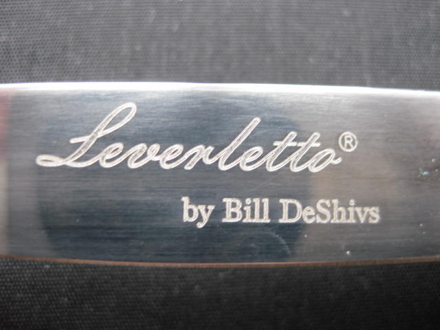laser etching Leverletto by Bill DeShivs