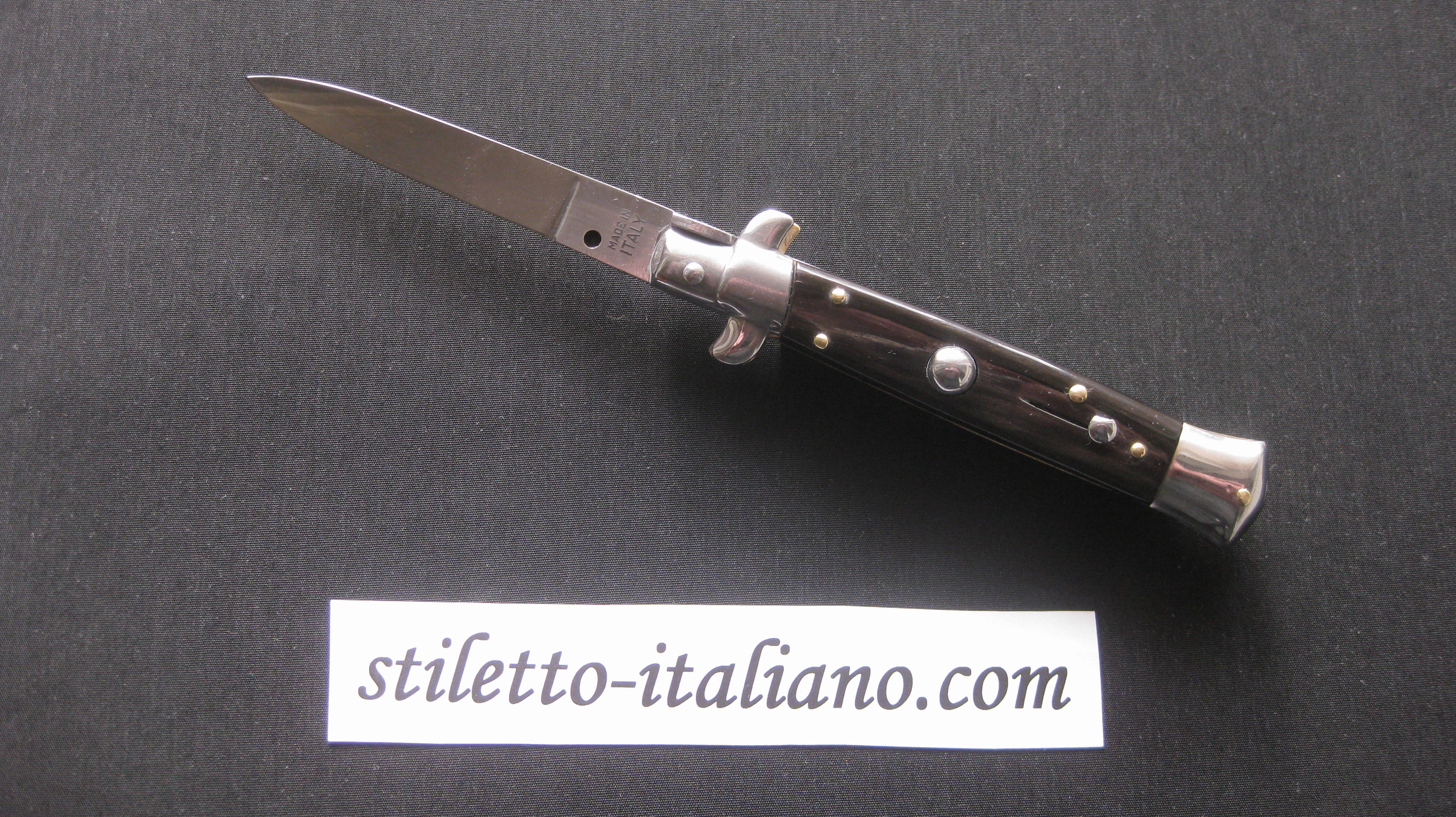 Stiletto 9 Plain Dark Horn Giovanni Beltrame