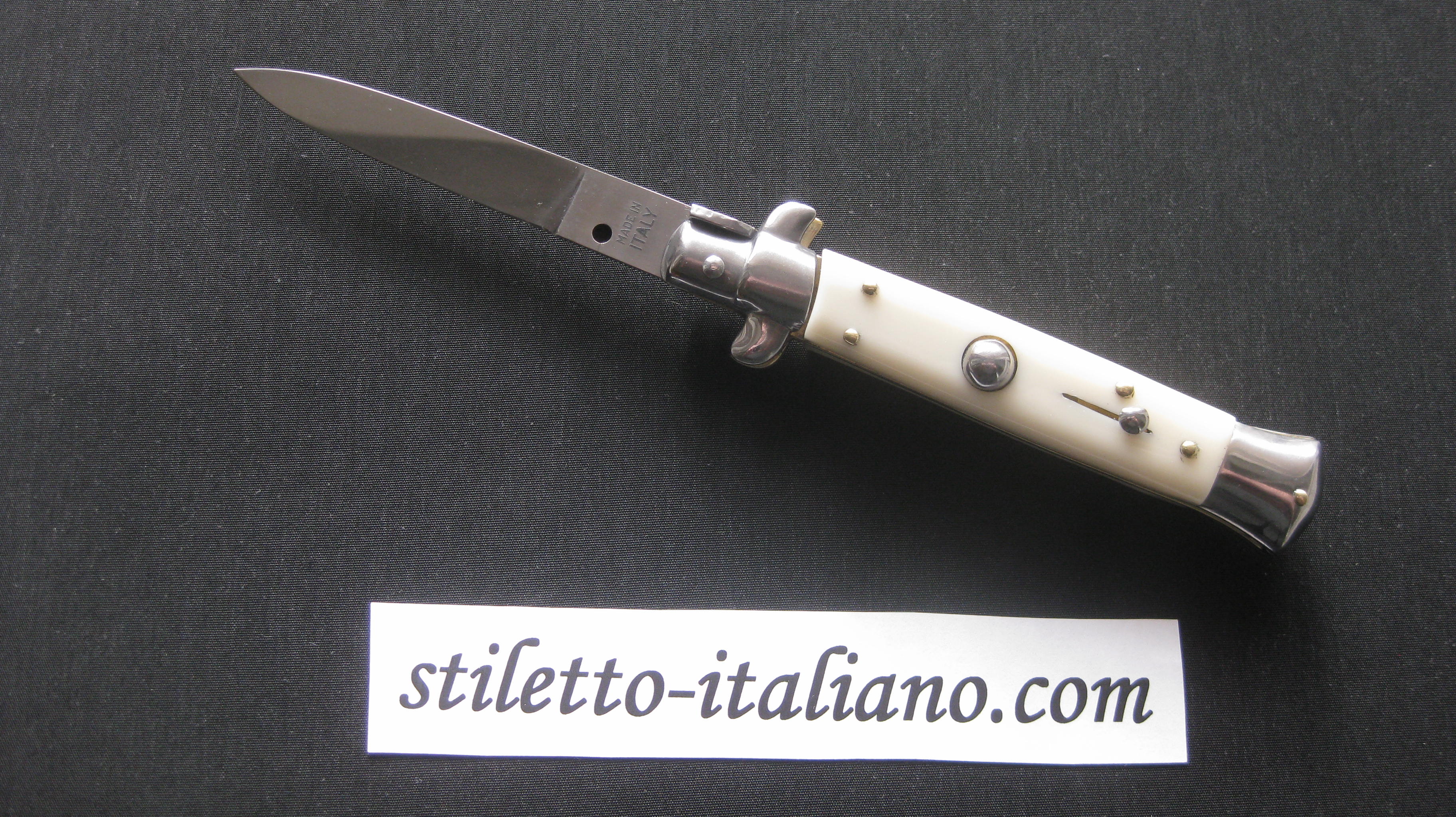 Stiletto 9 Plain Imitation Ivory Giovanni Beltrame