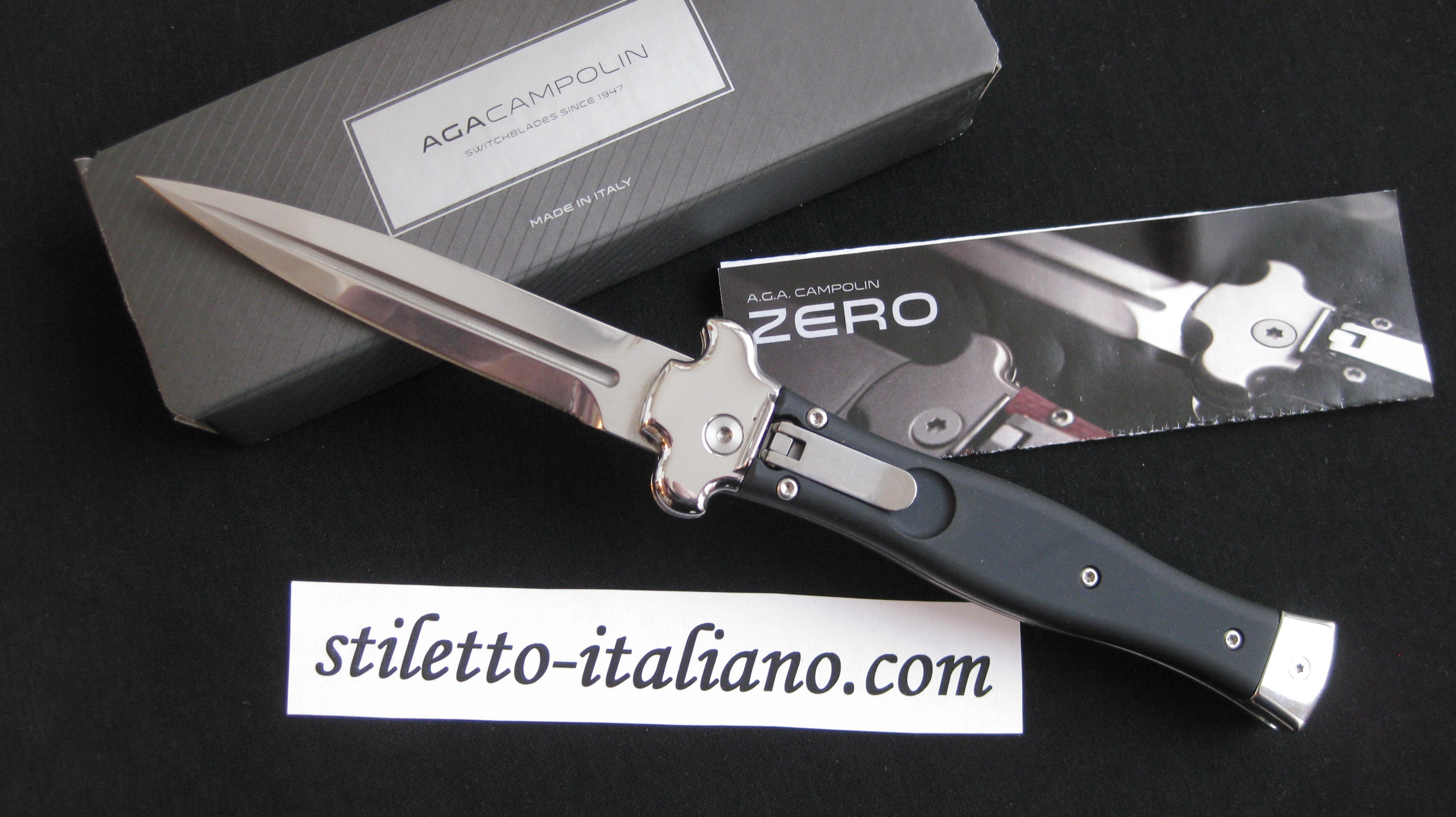 Stiletto 9 ZERO Dagger black AGA Campolin