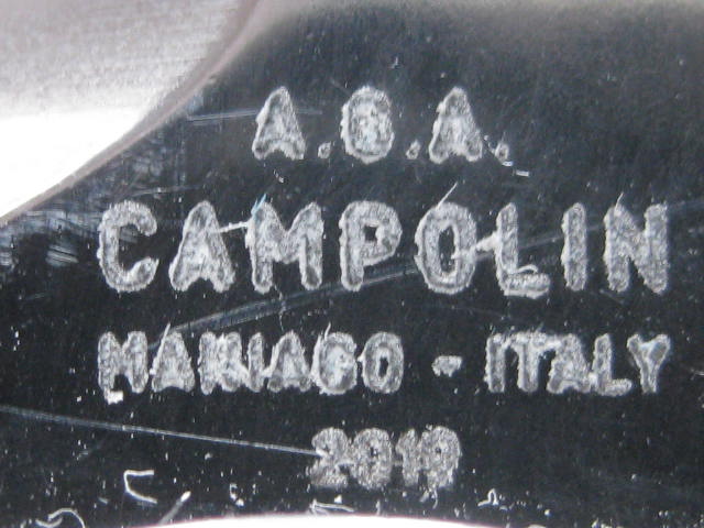 laser etching AGA Campolin ITALY