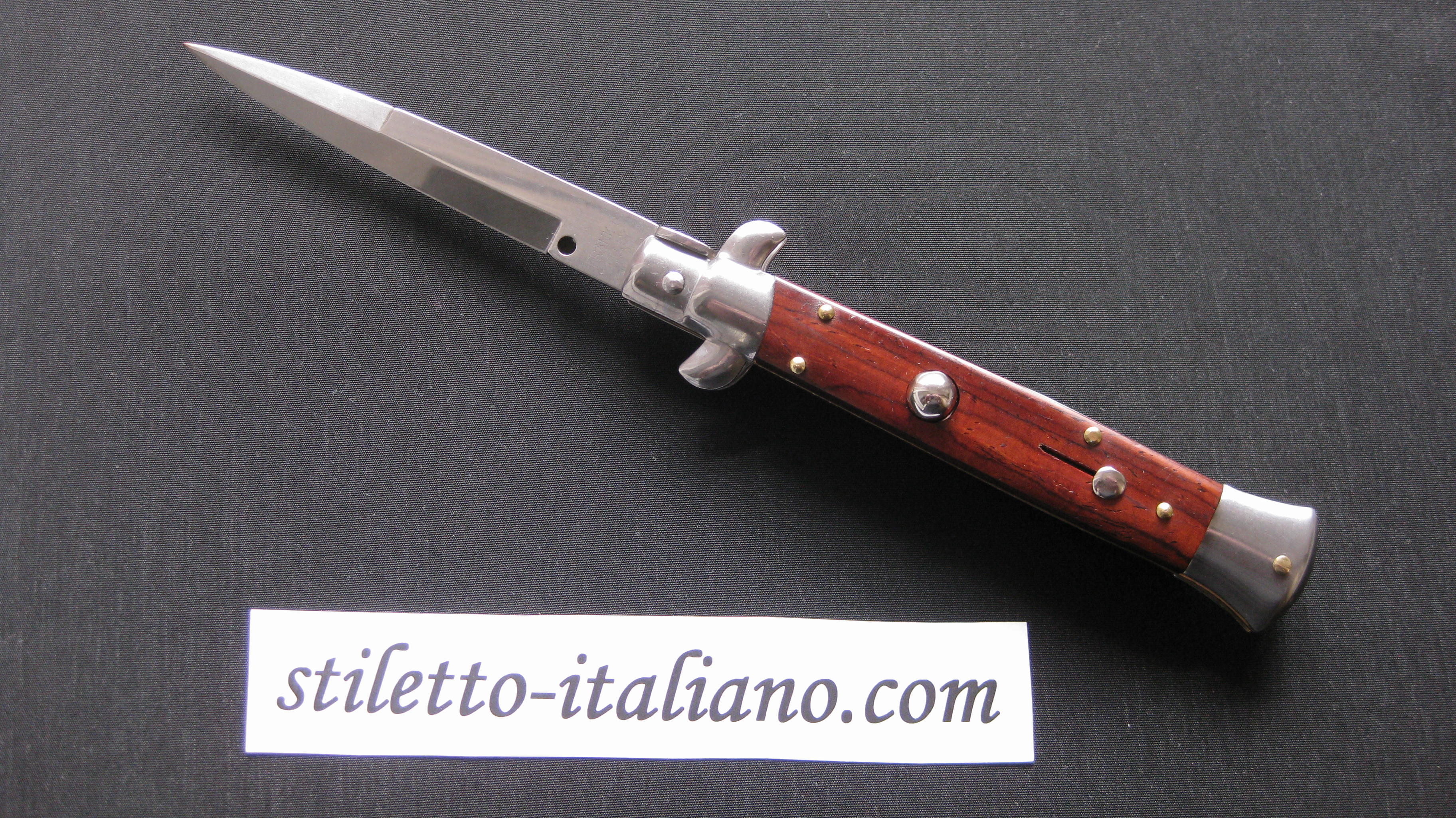 Stiletto 9 Bayonet stiletto Cocobolo wood Frank Beltrame