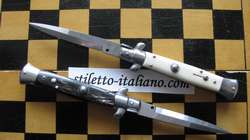 AB Bayonet white and black 9 classic stiletto