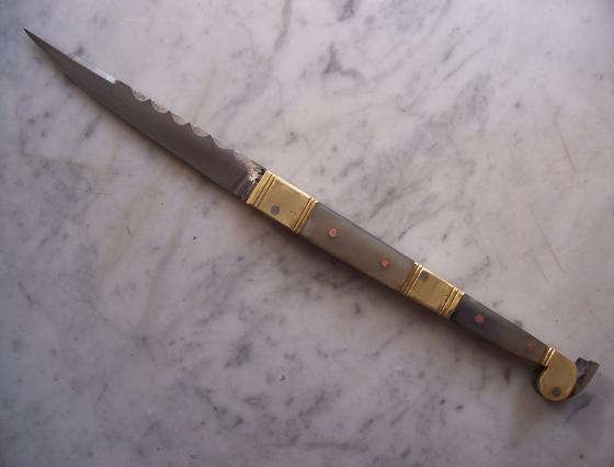 Традиционный нож из Италии, Lingua di passero knife