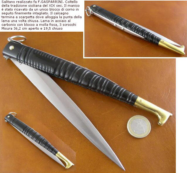 Традиционный нож из Италии, Salitano knife